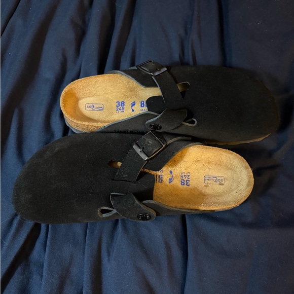 Birkenstock Boston clogs black suede 38 - Picture 5 of 5
